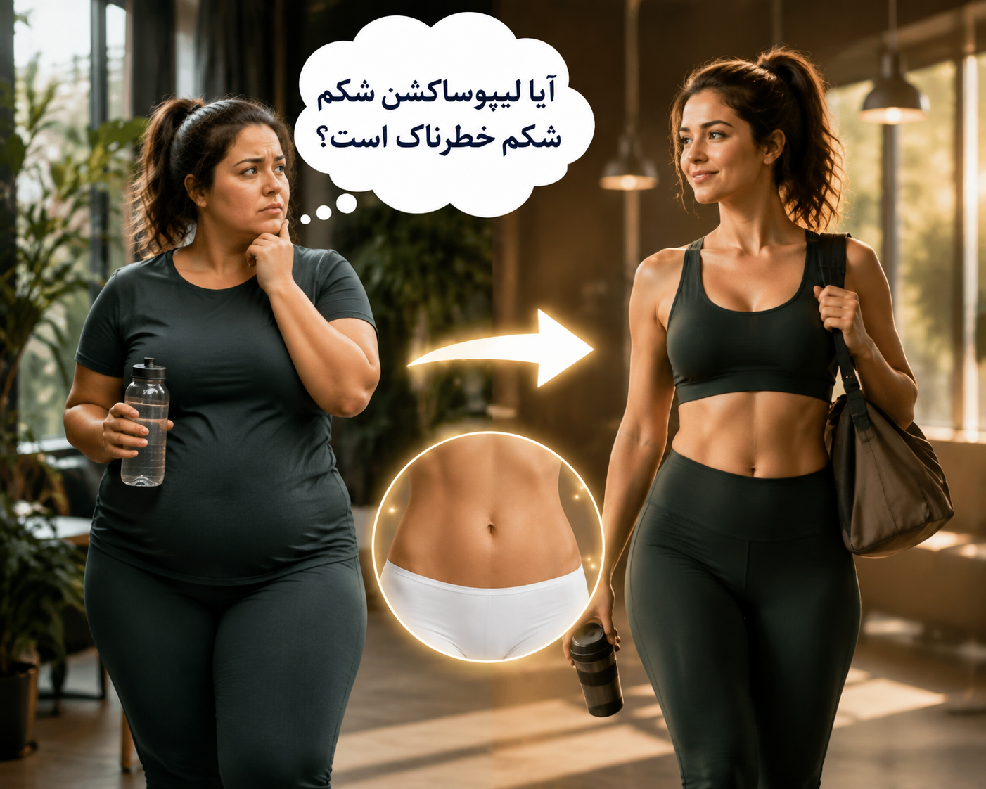 آیا لیپوساکشن شکم خطرناک است؟
