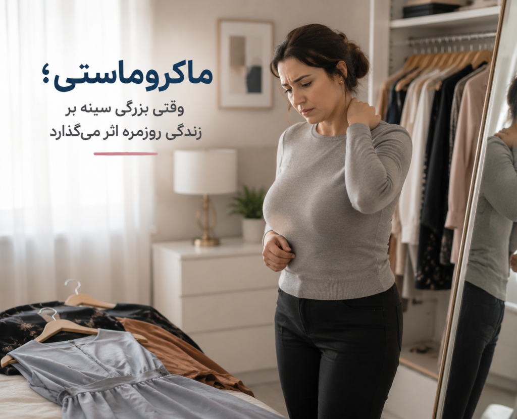 تفاوت بزرگی معمولی سینه با ماکروماستی چیست؟