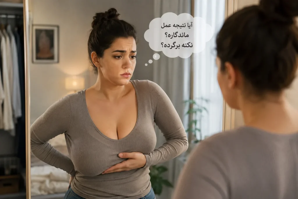 ماندگاری ماموپلاستی کاهشی چقدر است؟